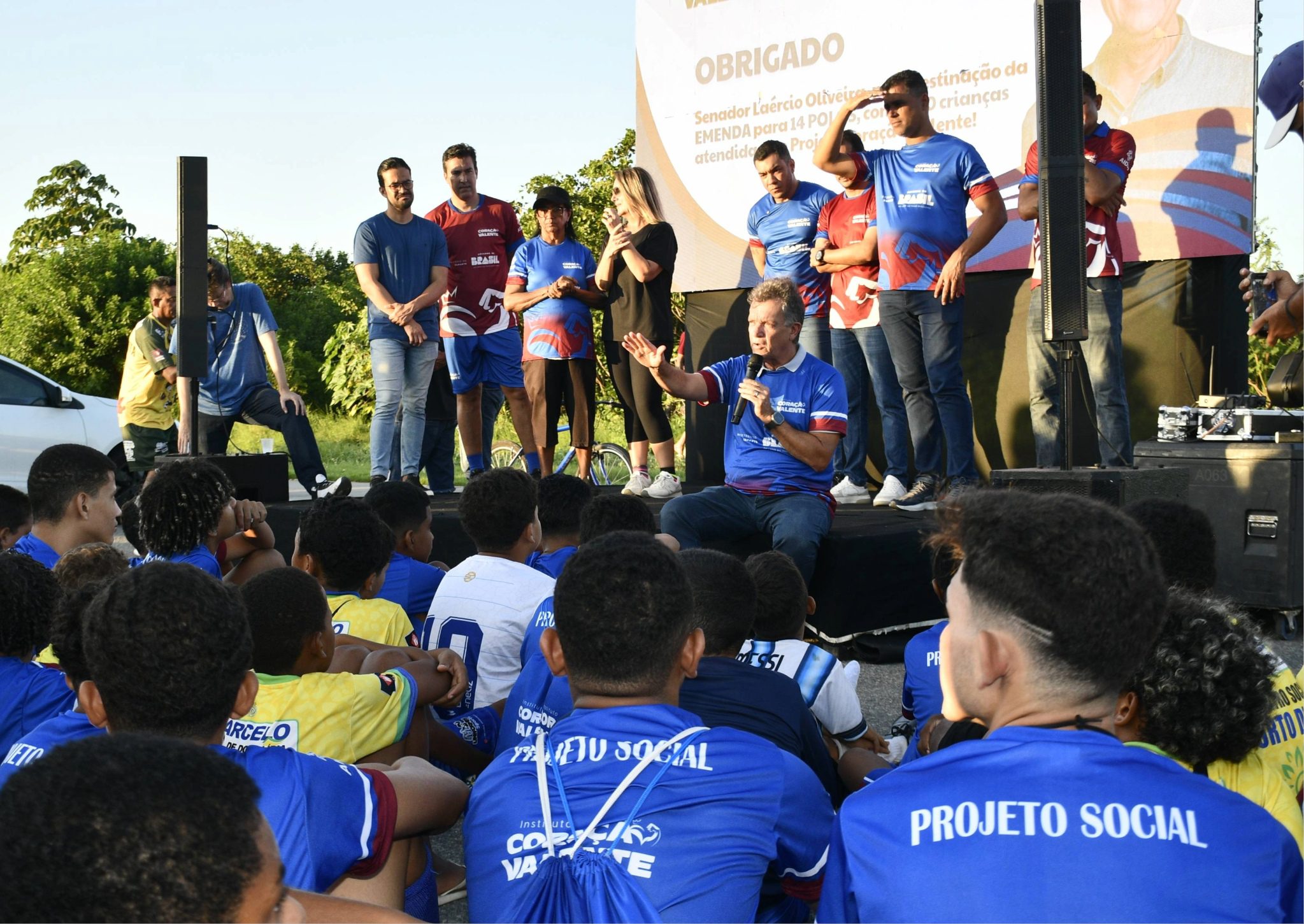 Com apoio Laércio, Projeto Coração Valente leva inclusão