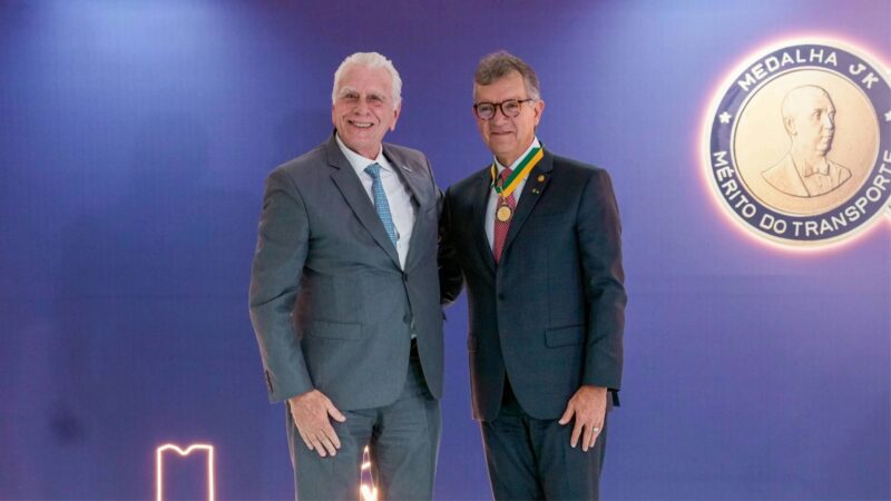 Laércio é homenageado com Ordem do Mérito do Transporte Brasileiro – Medalha JK