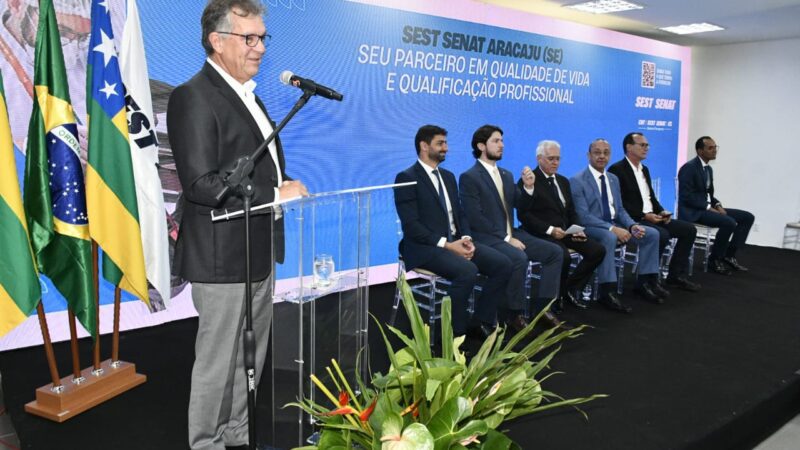 Laércio Oliveira ressalta contribuição do Sistema S durante inauguração do SEST SENAT