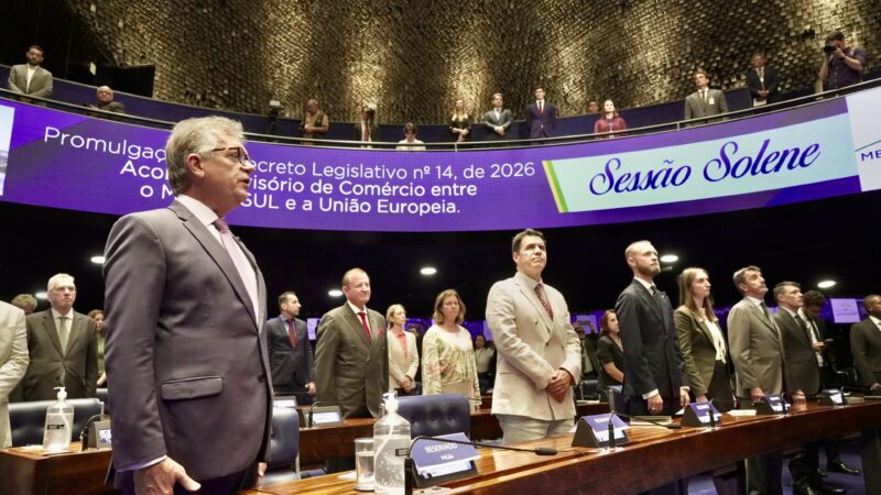 Acordo Mercosul-UE impulsiona economia e empregos, destaca Laércio Oliveira