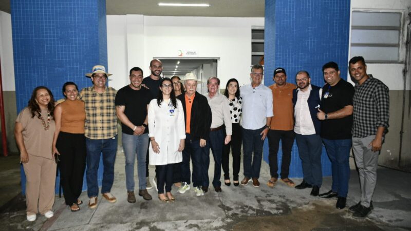 Laércio Oliveira visita Hospital Regional de Itabaiana e novo aparelho de ressonância magnética